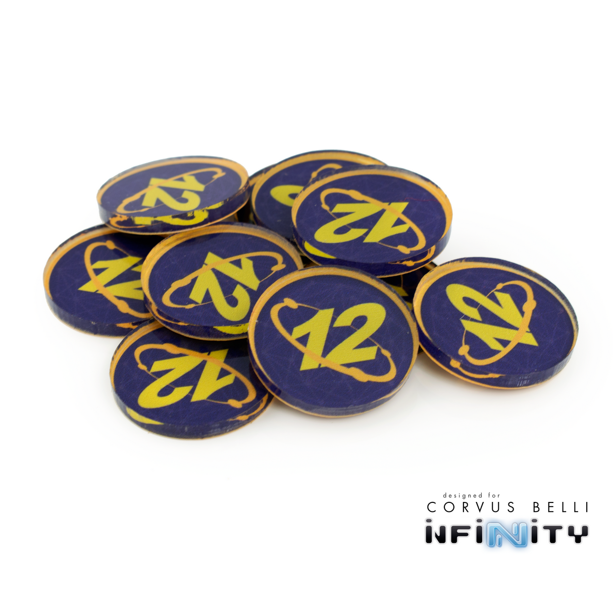 Full Color Infinity Faction Markers, 25mm (Bag of 10)