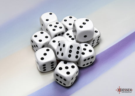 Opaque White/Black D6 16mm