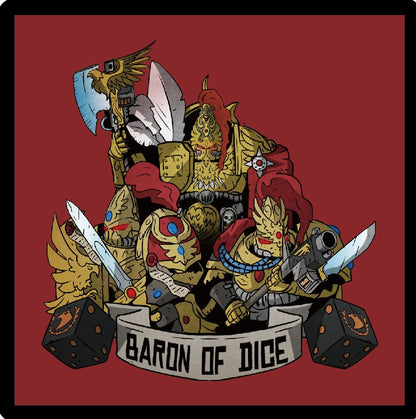 Golden Warriors | Baron's Bag Compatible | Velcro Patches