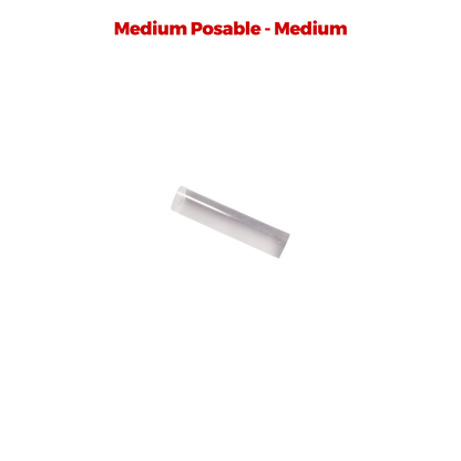10mm (Approximately 3/8") Medium Posable Acrylic