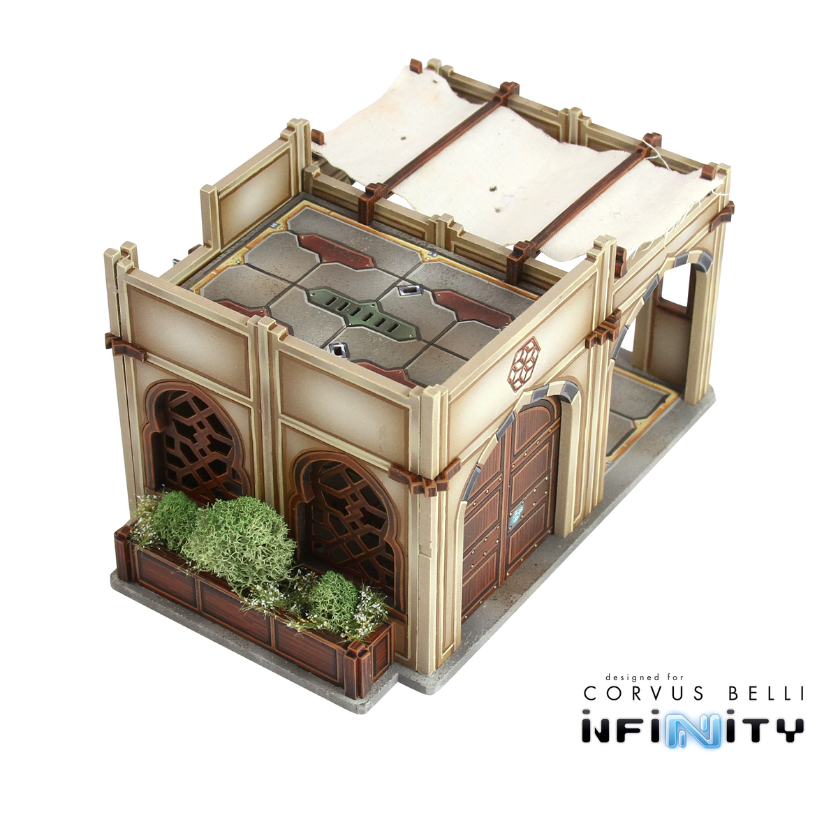Alcazaba Utility Buildings — Bare MDF