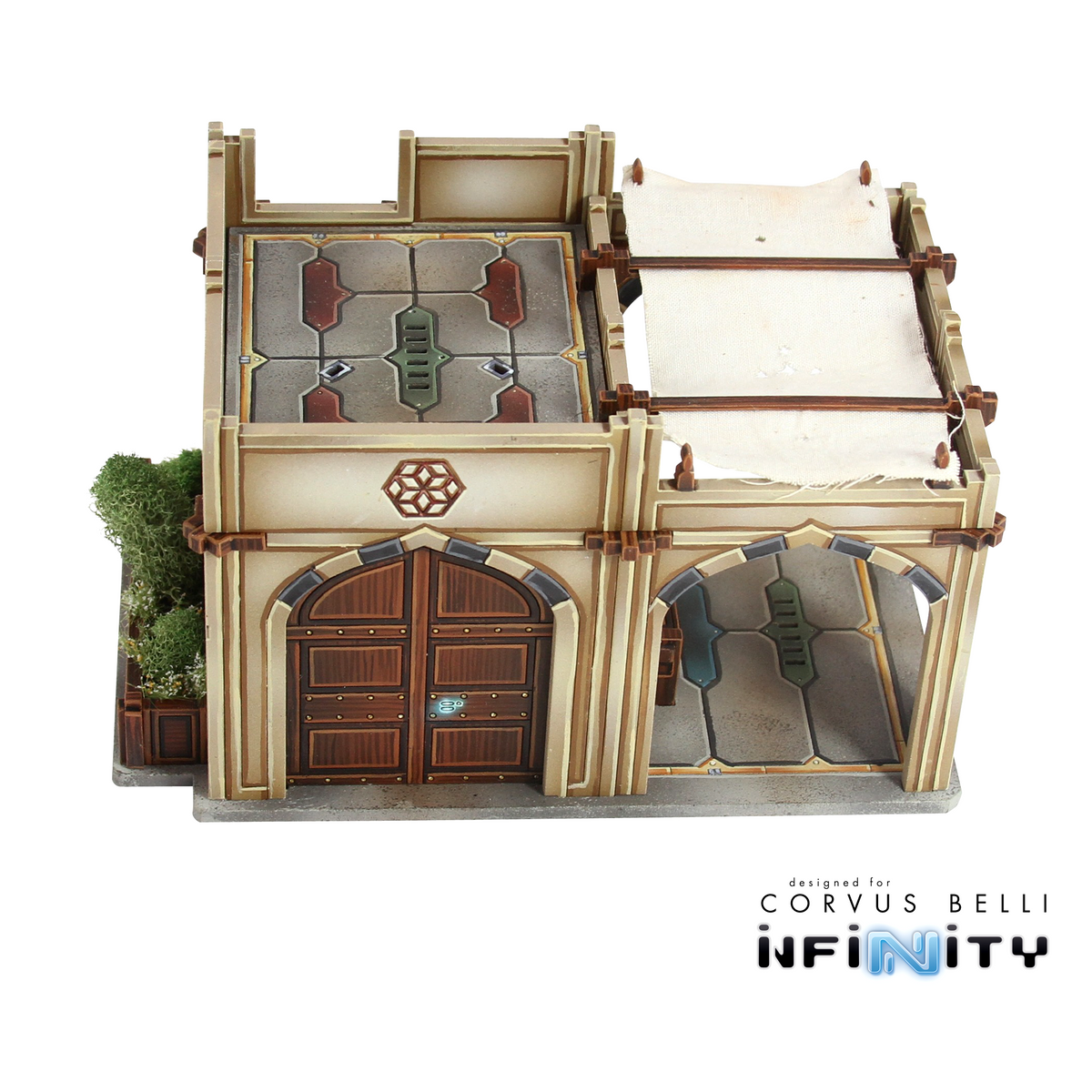 Alcazaba Utility Buildings — Bare MDF