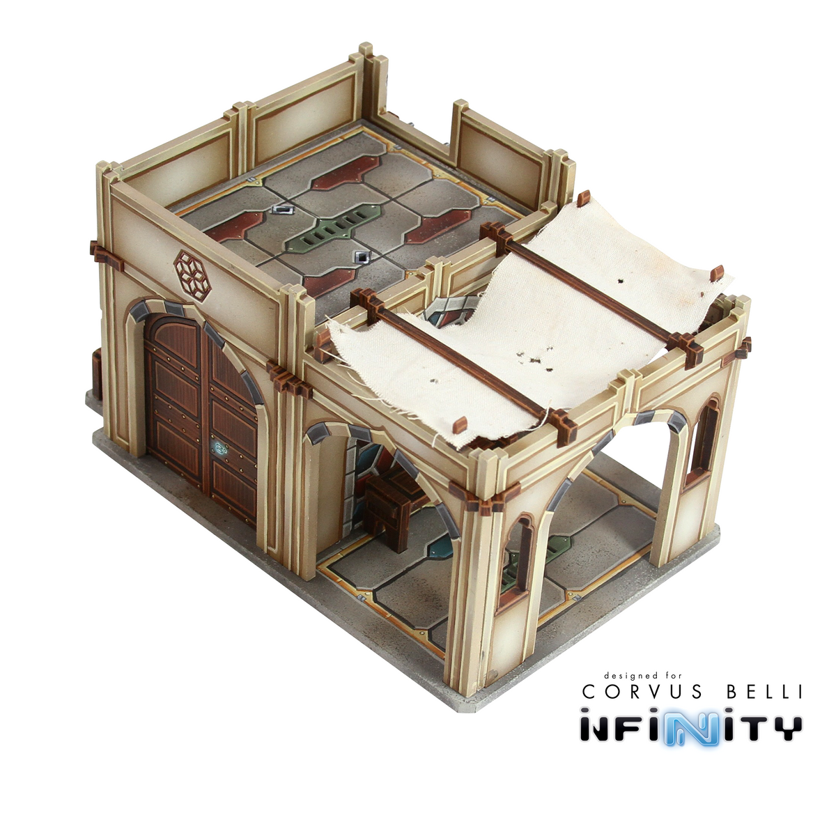 Alcazaba Utility Buildings — Bare MDF