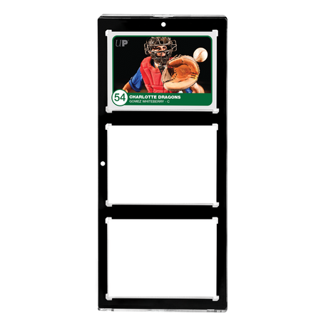 35PT 3-Card Black Border UV ONE-TOUCH® Magnetic Holder