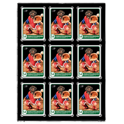 35PT 9-Card Black Border UV ONE-TOUCH® Magnetic Holder