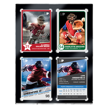 35PT 4-Card Black Border UV ONE-TOUCH® Magnetic Holder