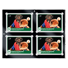 35PT 4-Card Black Border UV ONE-TOUCH® Magnetic Holder
