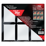 35PT 6-Card Black Border UV ONE-TOUCH® Magnetic Holder
