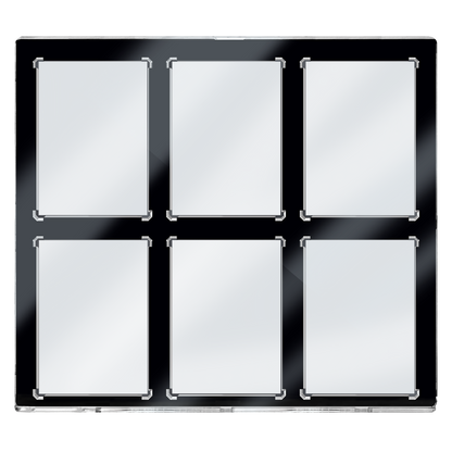 35PT 6-Card Black Border UV ONE-TOUCH® Magnetic Holder