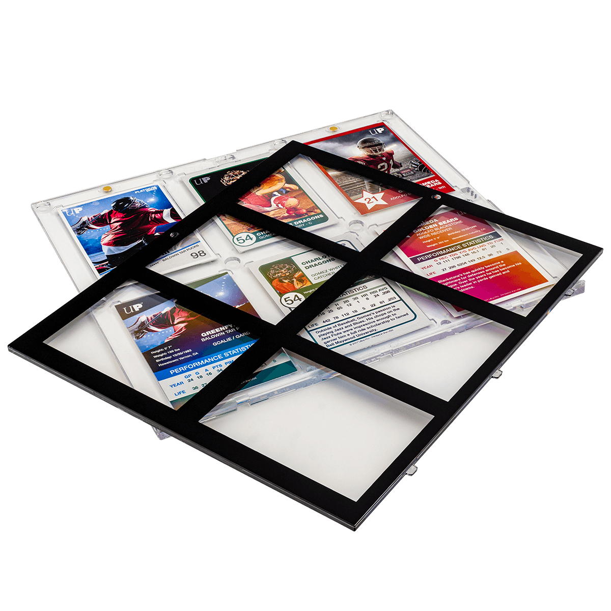 35PT 6-Card Black Border UV ONE-TOUCH® Magnetic Holder
