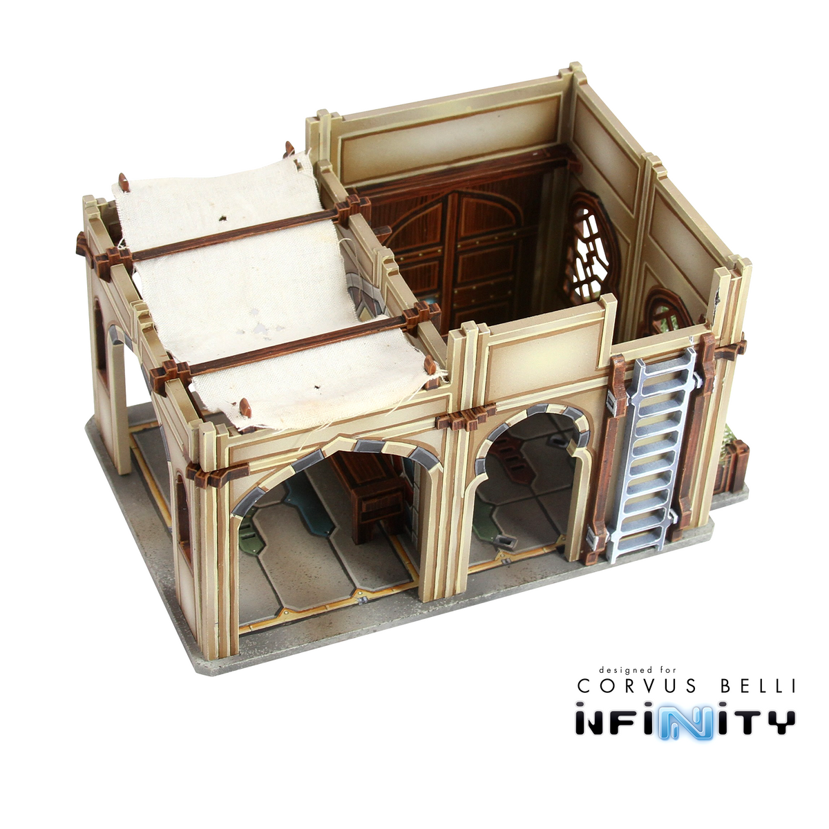 Alcazaba Utility Buildings — Bare MDF