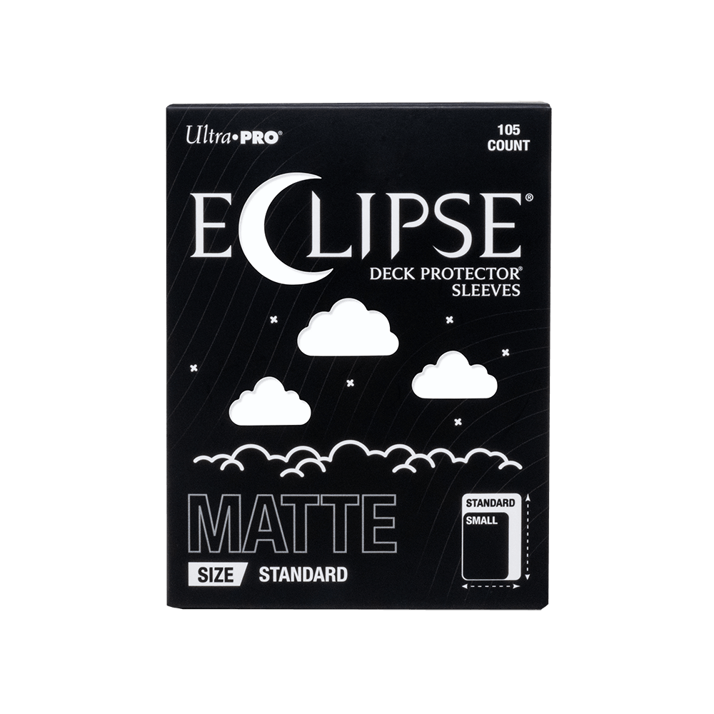 ECLIPSE® Matte Standard DECK PROTECTOR® Sleeves: Arctic White - 105ct
