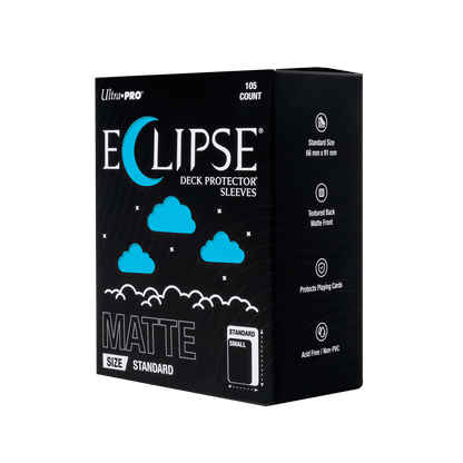 ECLIPSE® Matte Standard DECK PROTECTOR® Sleeves: Sky Blue - 105ct