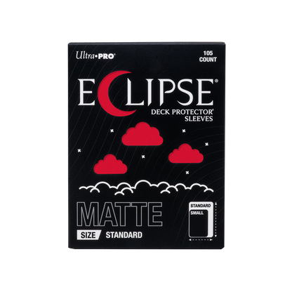 ECLIPSE® Matte Standard DECK PROTECTOR® Sleeves: Apple Red - 105ct