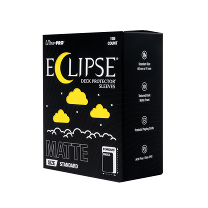 ECLIPSE® Matte Standard DECK PROTECTOR® Sleeves: Lemon Yellow - 105ct