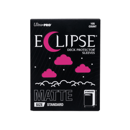 ECLIPSE® Matte Standard DECK PROTECTOR® Sleeves: Hot Pink - 105ct
