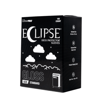 ECLIPSE® Gloss Standard DECK PROTECTOR® Sleeves: Arctic White - 105ct