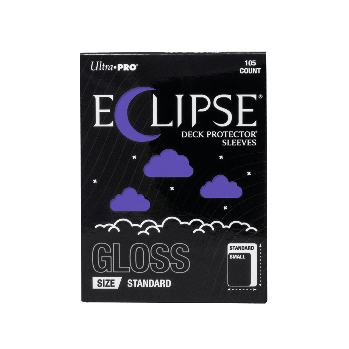 ECLIPSE® Gloss Standard DECK PROTECTOR® Sleeves: Royal Purple - 105ct
