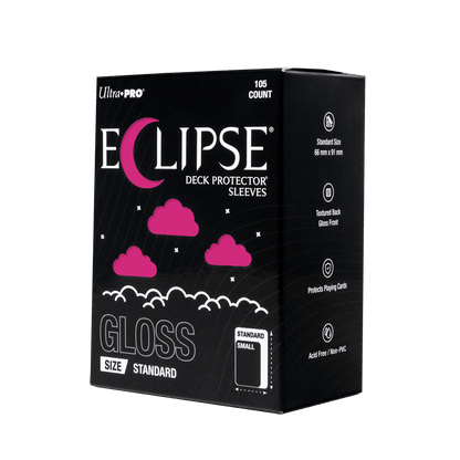 ECLIPSE® Gloss Standard DECK PROTECTOR® Sleeves: Hot Pink - 105ct