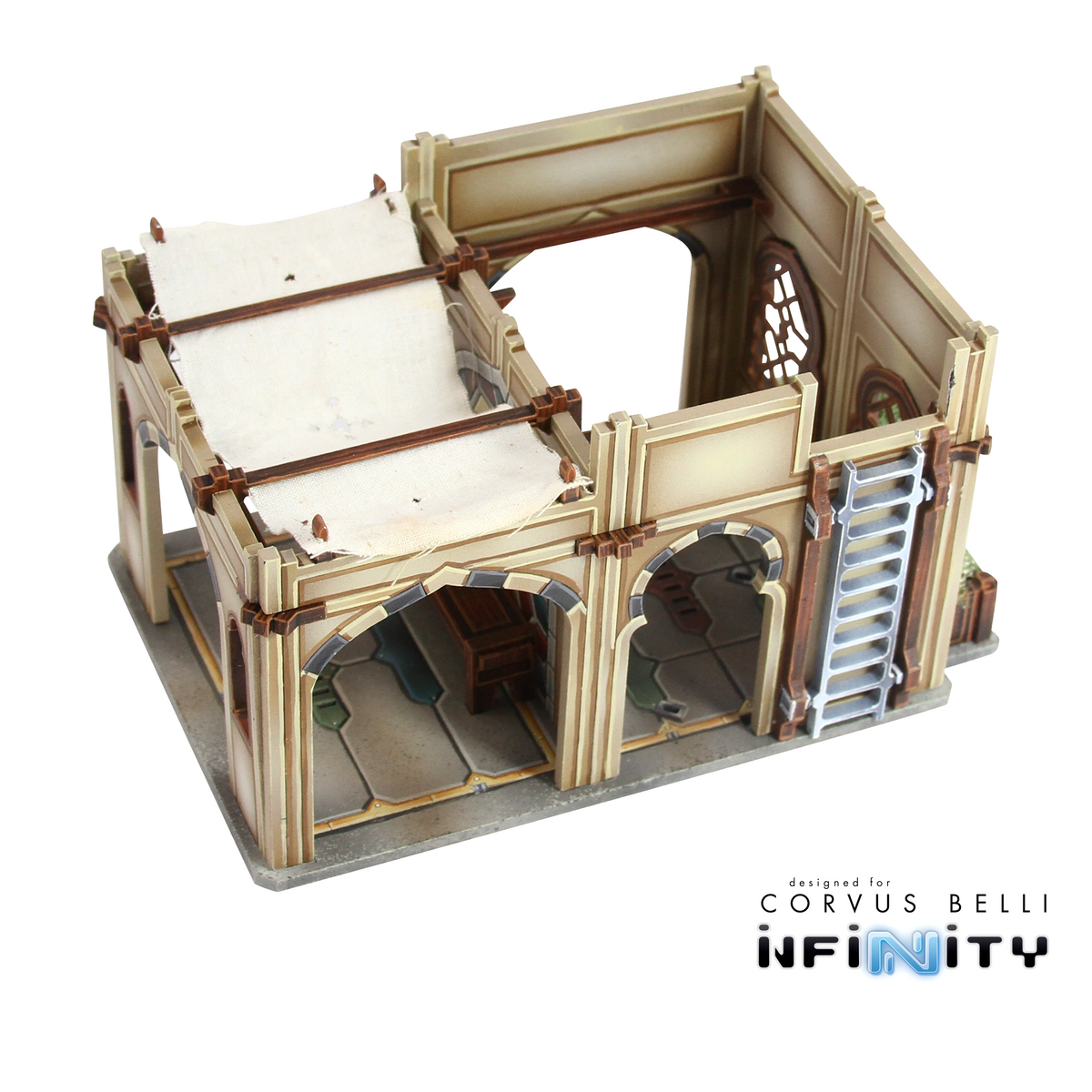 Alcazaba Utility Buildings — Bare MDF