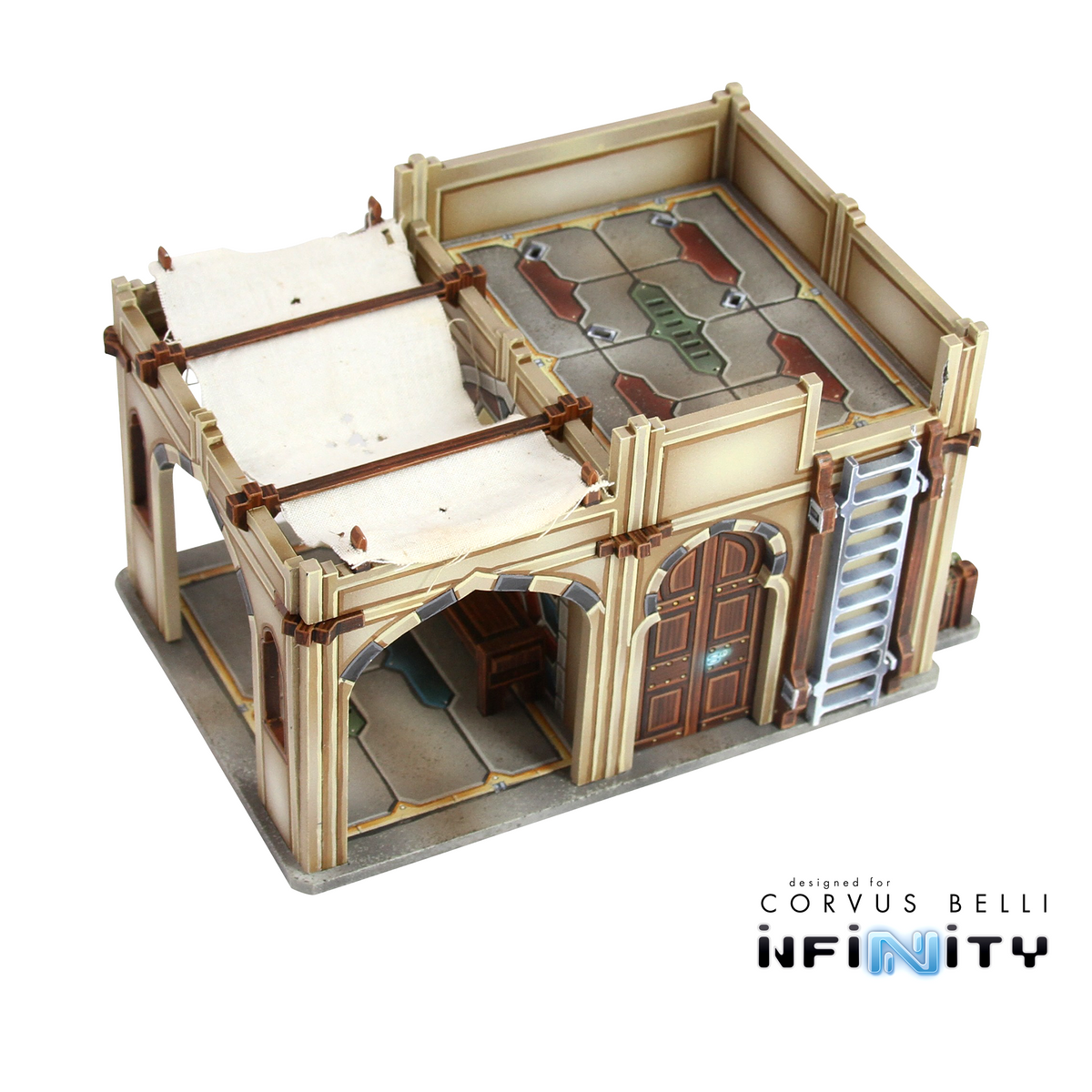 Alcazaba Utility Buildings — Bare MDF