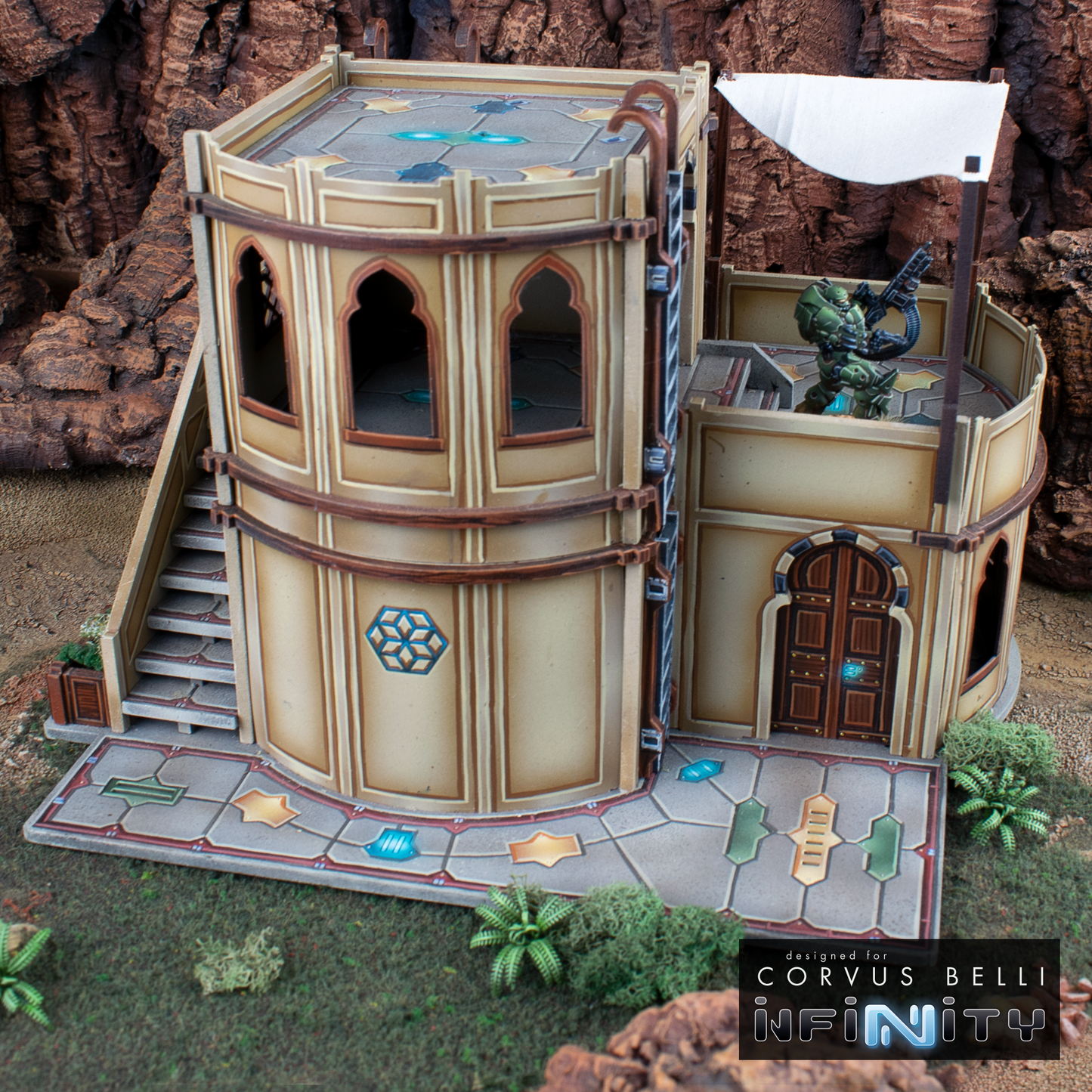 Alcazaba Dukkan — Bare MDF