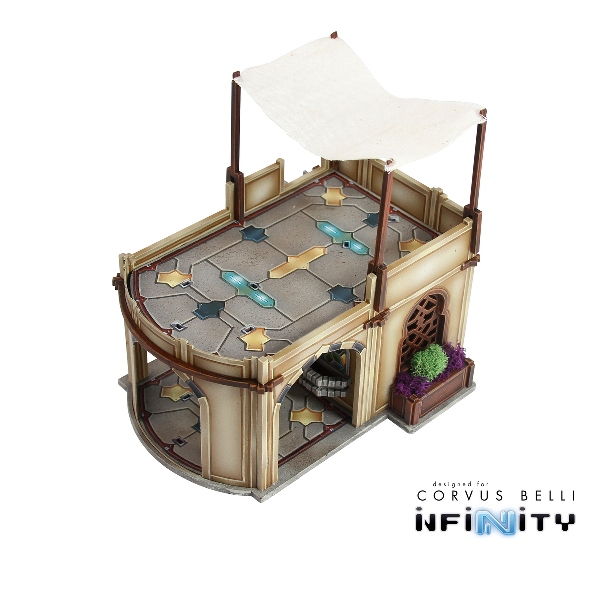 Alcazaba Utility Buildings — Bare MDF