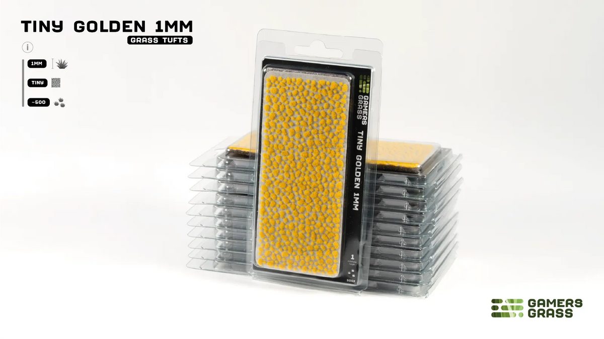 Gamers Grass | Tiny Tufts | Golden (1mm)