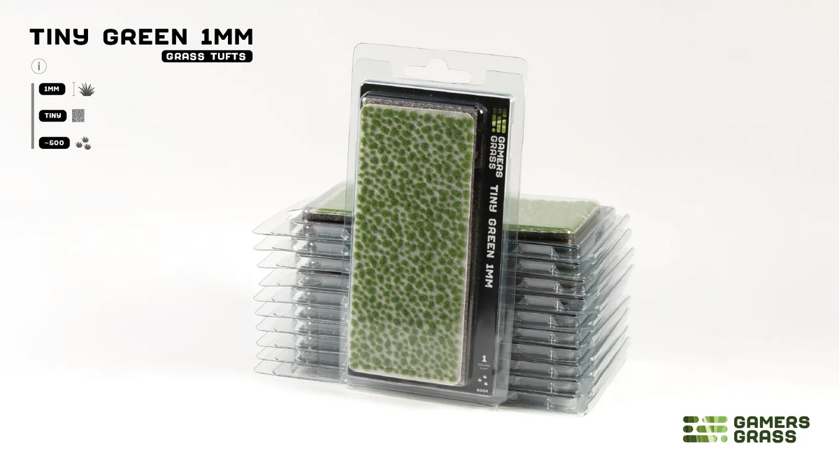 Gamers Grass | Tiny Tufts | Green (1mm)