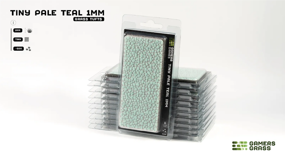 Gamers Grass | Tiny Tufts | Pale Teal (1mm)