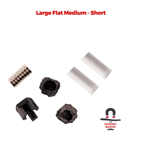 2 Sets Large Flat Magnetic Flight Stands