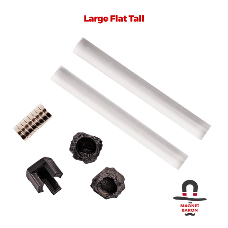 2 Sets Large Flat Magnetic Flight Stands