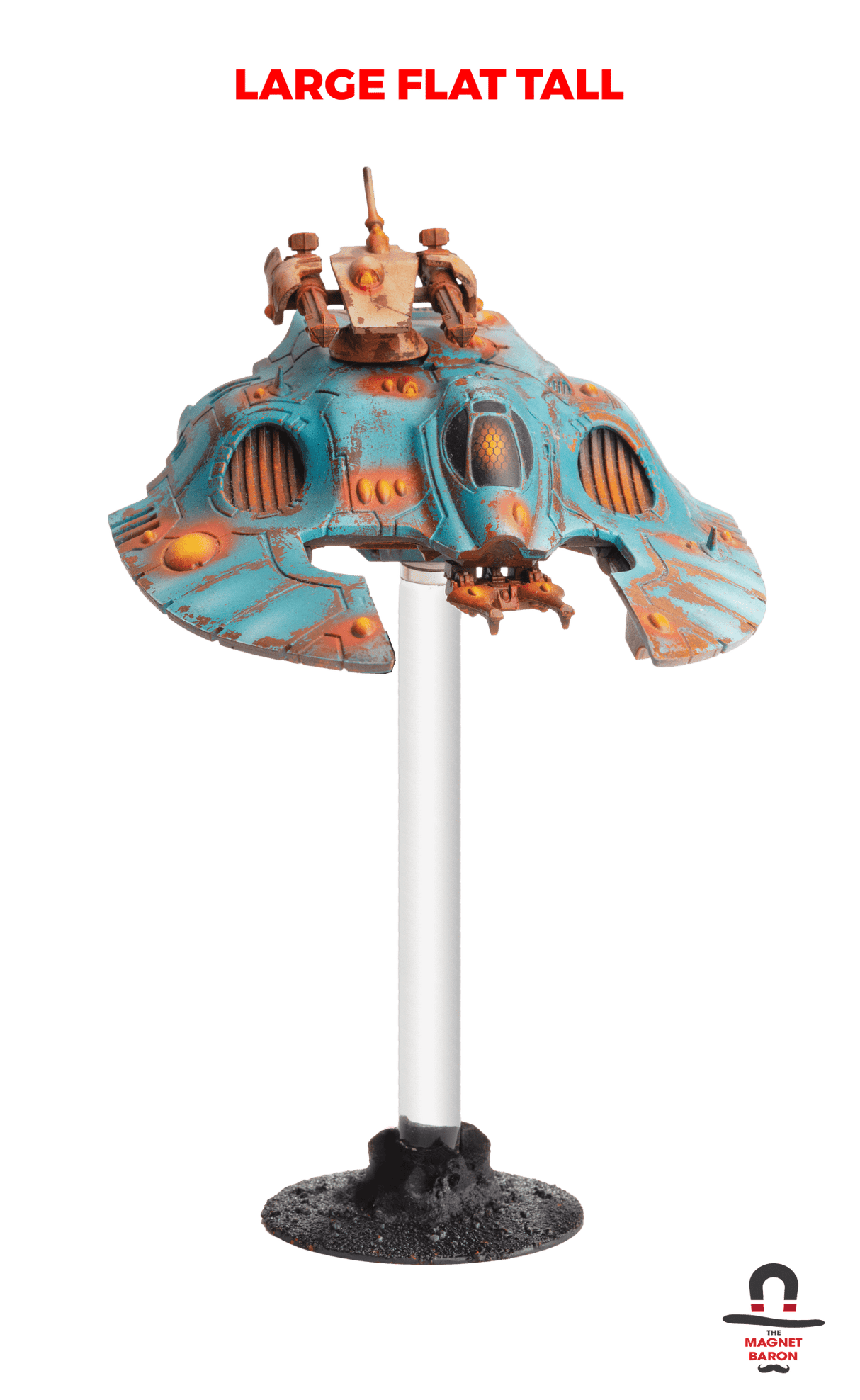 2 Sets Large Flat Magnetic Flight Stands