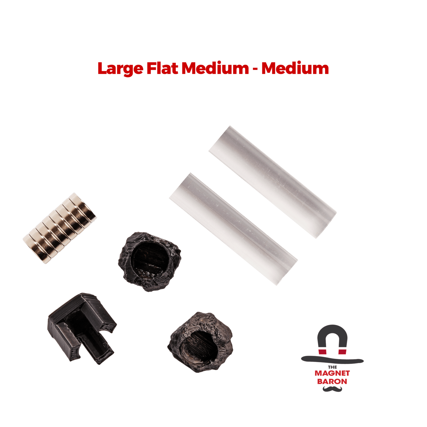 2 Sets Large Flat Magnetic Flight Stands