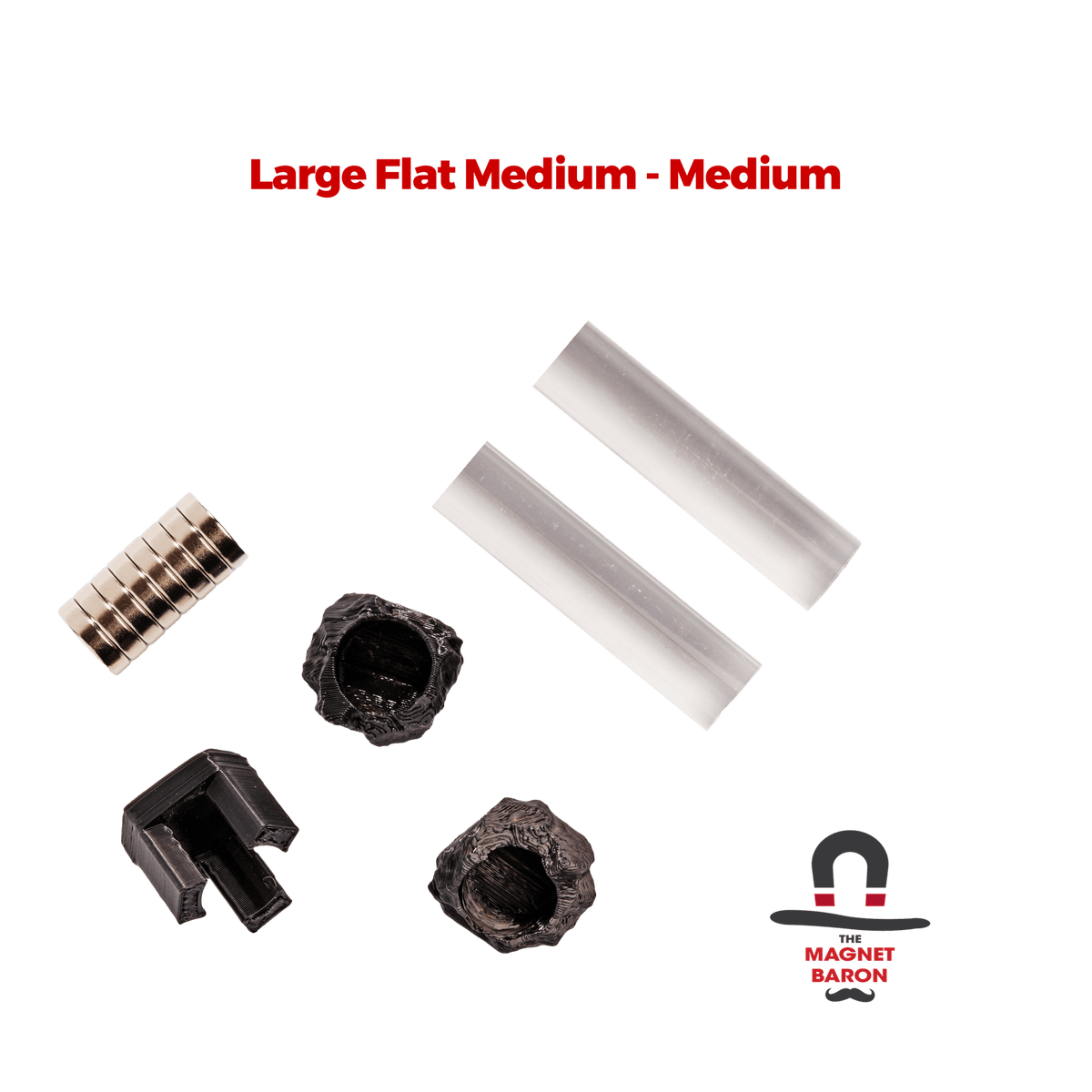 2 Sets Large Flat Magnetic Flight Stands