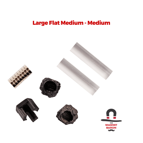 2 Sets Large Flat Magnetic Flight Stands