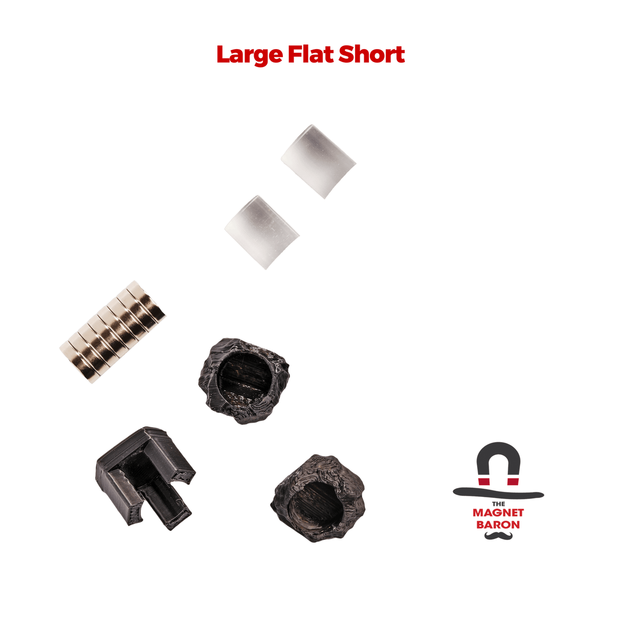2 Sets Large Flat Magnetic Flight Stands
