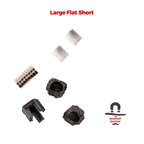 2 Sets Large Flat Magnetic Flight Stands