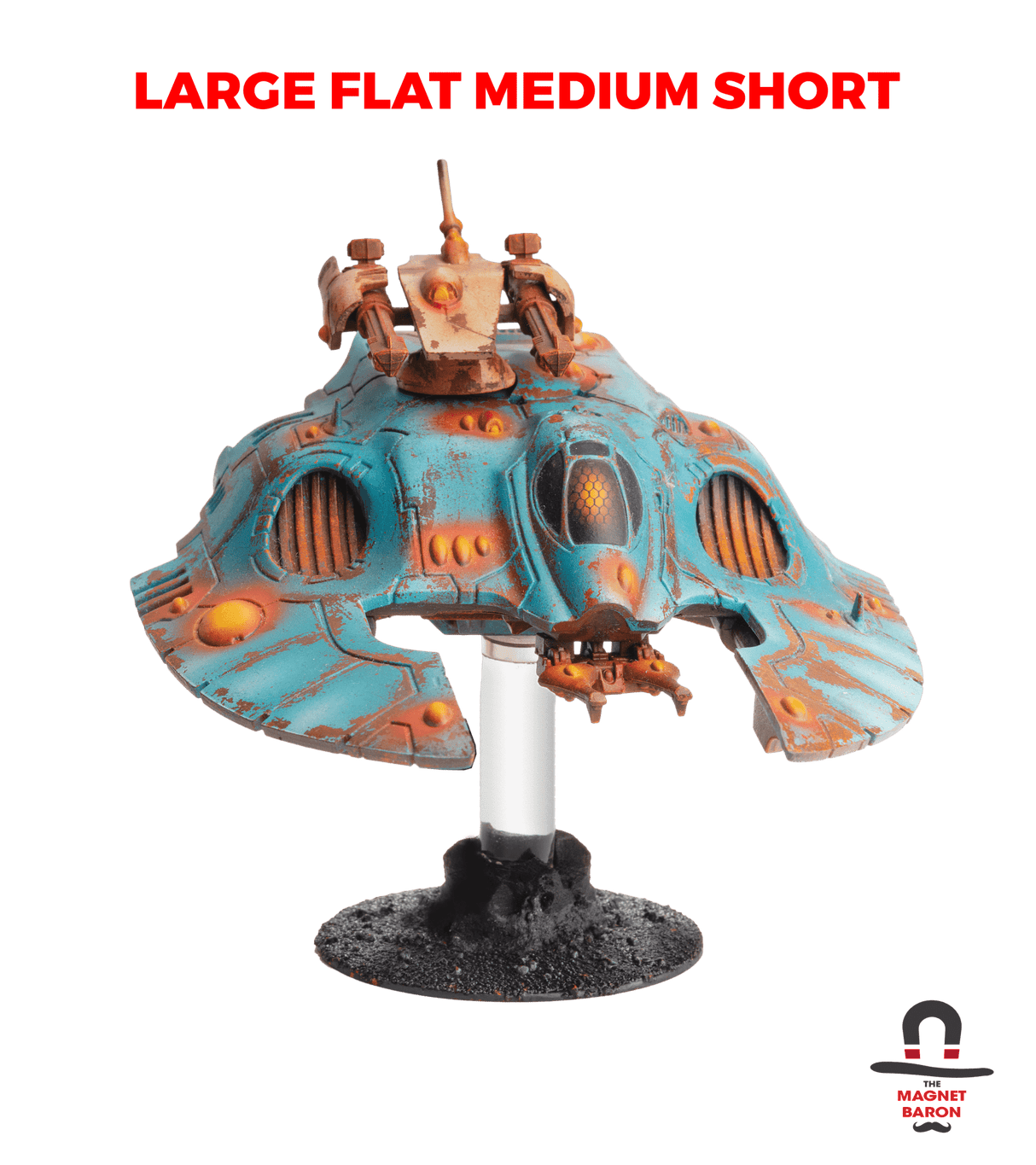 2 Sets Large Flat Magnetic Flight Stands