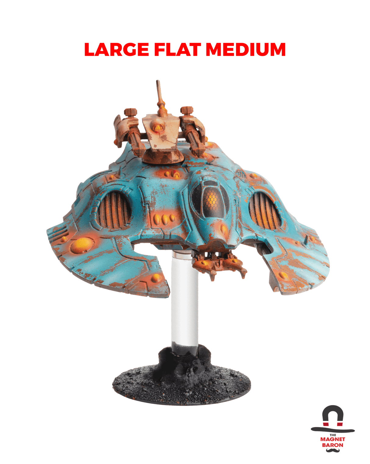 2 Sets Large Flat Magnetic Flight Stands