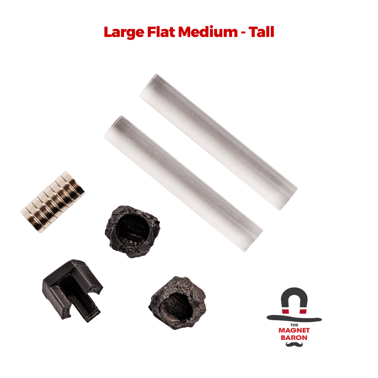 2 Sets Large Flat Magnetic Flight Stands