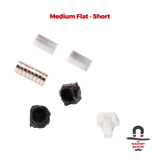 2 Sets Medium Flat Magnetic Flight Stands