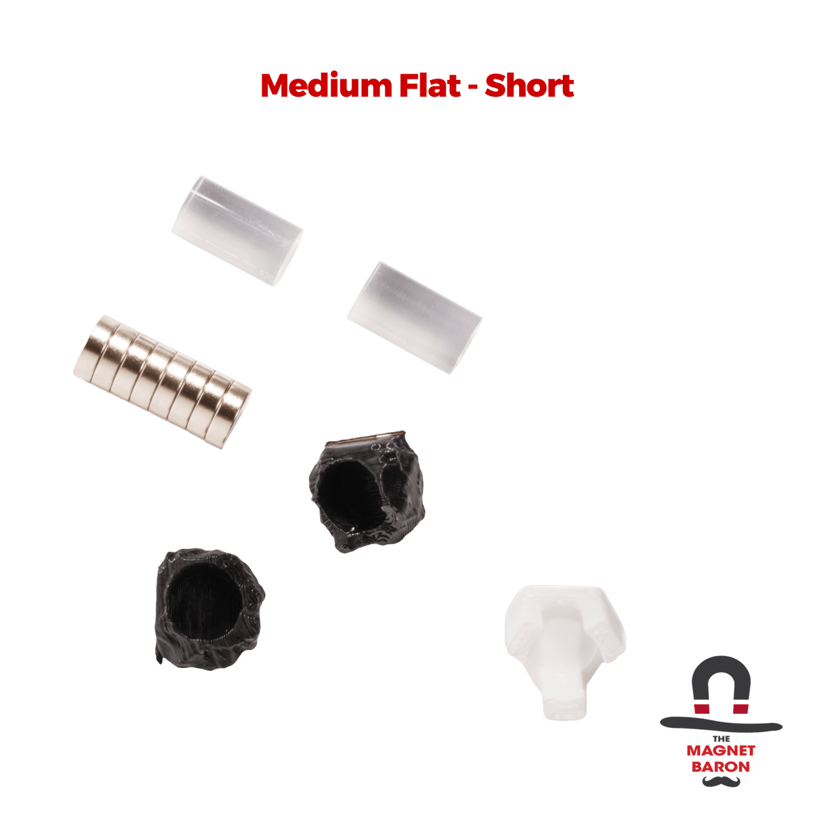 2 Sets Medium Flat Magnetic Flight Stands