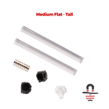 2 Sets Medium Flat Magnetic Flight Stands