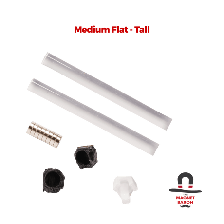 2 Sets Medium Flat Magnetic Flight Stands