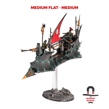 2 Sets Medium Flat Magnetic Flight Stands