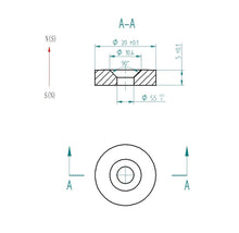 10pcs 20mm x 5mm (Approximately 3/4" x 3/16") Countersunk Ring Magnets