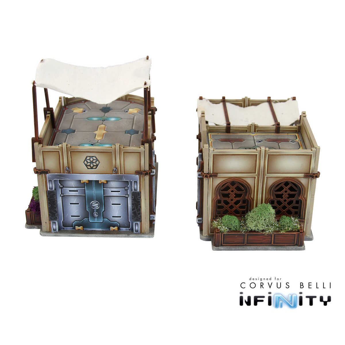 Alcazaba Utility Buildings — Bare MDF