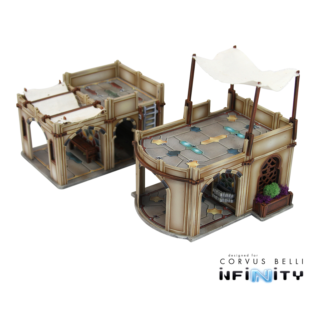 Alcazaba Utility Buildings — Bare MDF