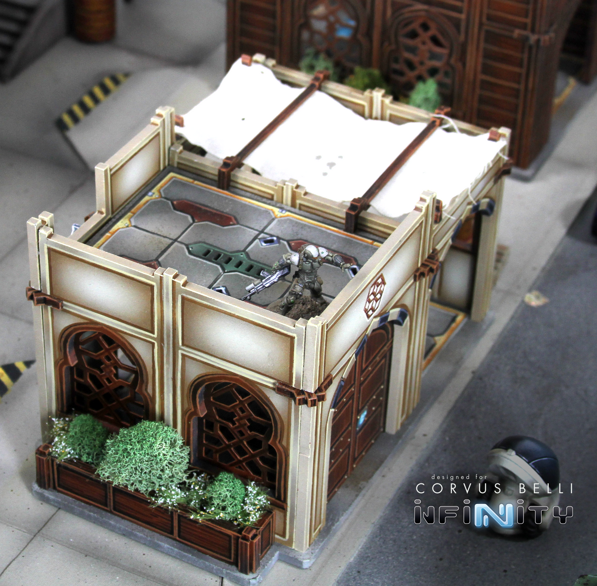 Alcazaba Utility Buildings — Bare MDF